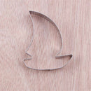 sailboat stainless steel cutter biscuit cookie mold baking decor tool FT