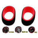 5Pcs 2-Color RC Cars Transmitter Steering Wheel Foam Grip Hand Wheel Sponge M7H2