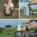 NatureHike Outdoor 8 Plates Foldable Wind Shield For Camping Stoves Cooker