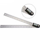 Stainless steel two-in-one electronic digital protractor woodworking angle F1I6