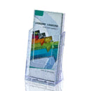 Clear Acrylic Business Card Holder Brochure Desk Stand Pamphlet Display_Dur W4K9