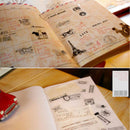 6pcs/lot Diary Decoration Scrapbooking Transparent Stationery Planner Stickers S