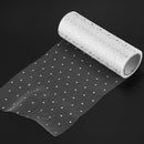 6 Inch x 10 Yards Sparkling Sequin Tulle Fabric Rolls Tulle Rolls Polka Dot