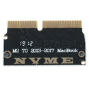 1Pc PCI-E M.2 NGFF to SSD adapter card for macbook air A1465 A1466 A1398 A15 BX