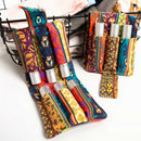 6 Slots Essential Oil Organizer Portable Folding 10ml Roller Bottle Travel Print