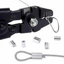 151pcs/set Crimping Tool Kit Carbon Steel Wire Rope Barrel Ferrule Terminal