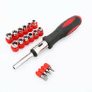 52Pcs Screwdriver Bits Sets Multifunctional Detachable Ratchet Handle Screw F8V3