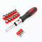 52Pcs Screwdriver Bits Sets Multifunctional Detachable Ratchet Handle Screw F8V3
