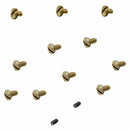 101pcs/set DIY Alto Saxophone Repair Parts Screws + Sax Key button Inlays + U2P5