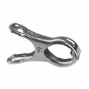 20Pcs Stainless Steel Spring Loaded Hanging Clothes Clips Pegs Pins