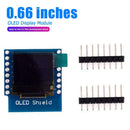 0.66 inch 64x48 IIC/I2C OLED Display Module for WEMOS D1 MINI LCD Screen A
