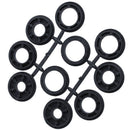 Wire Brush Wheel for Bench Grinder Polish + Reducers Adaptor Rings,6inch 15