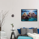 Otter 5D DIY Full Round Drill Diamond Painting Hanging Art Picture 30x40cm