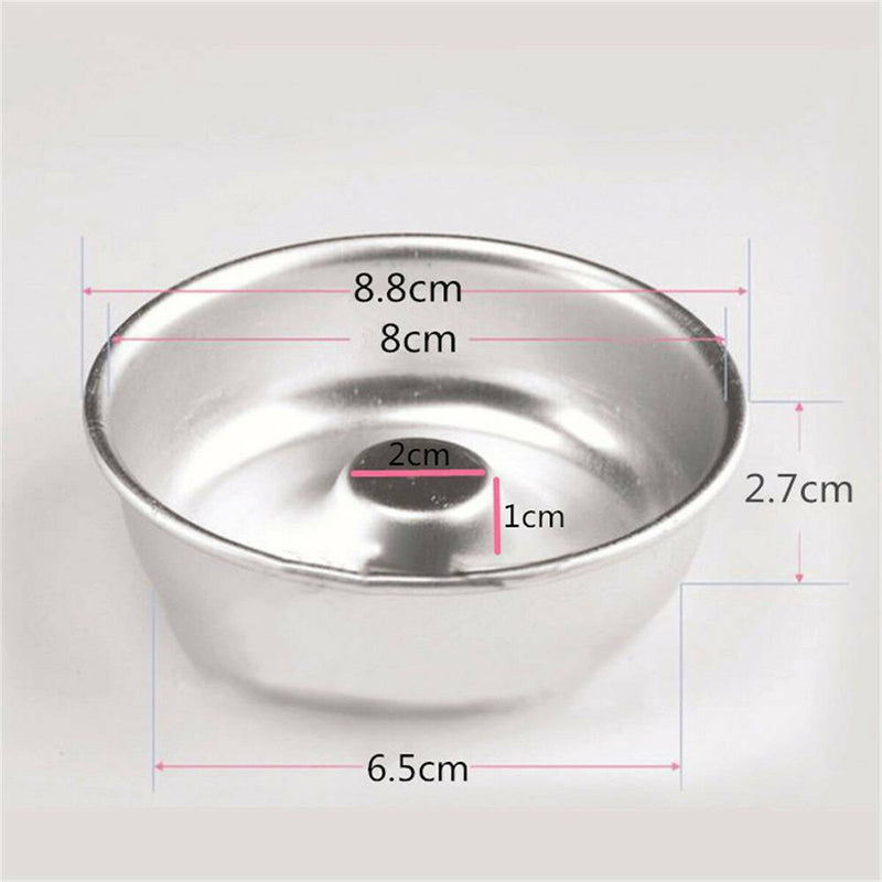 1* Hollow Chiffon Cake Mold DIY Donut Pan Baking Tin Ring Aluminum Alloy HOT