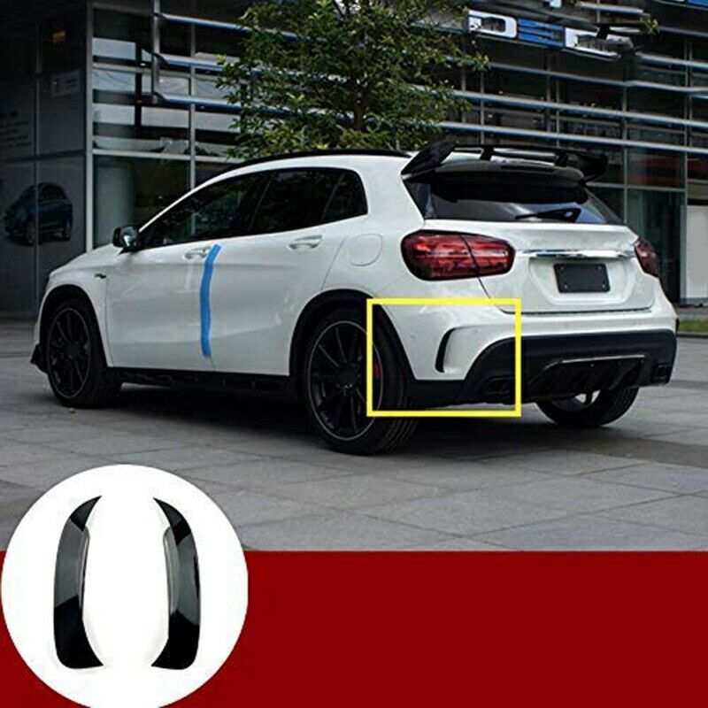 Rear Bumper Spoiler Air Vent Trim Cover for Benz Gla X156 Gla45 Amg 2013-20 D9C7