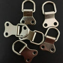 picture frame hanging D ring double NP nickel plated with screws ( pack of  I1K7