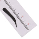 10pcs Disposable Eyebrow Ruler Stickers Stencil Microblading Permanent Makeu OZ