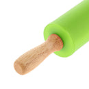 Nonstick Craft Rolling Pin Fondant Sugarcraft Dumpling Wrappers Baking Green