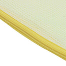 10 x Office Grid A5 File Document Paper Zip Pocket Holder Yellow G3W4