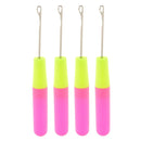 4x Professional Crochet Hooks Knitting Needles Set for Hair Extensions Dreadlock