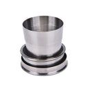 Stainless Steel Portable Outdoor Travel Folding Collapsible Cup Telescopicã€y!E