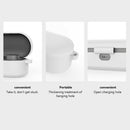 Shockproof Silicone Case Skin w/Carabiner for QCY T1S/T2C/T1X/QS2/T2S Earbuds