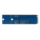 M.2 NGFF SSD to PCI-E 4X Converter Adapter Card Board panel w/ Power Cable Blue
