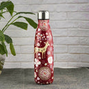 500Ml Double Walled Vacuum Flask Insulated Stainless Steel Water Bottle Lea F9X8