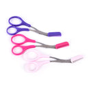 woman eyebrow trimmer scissors with comb grooming shaping shaver hair removal ~ï¼ˆ