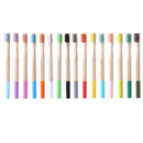 10-Pack Bamboo Toothbrush Medium Bristles Biodegradable Plastic-Free Toothb X1P3