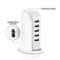 Universal 5 Port USB Wall Travel Charger Desktop USB Hub Charging Stati TOX