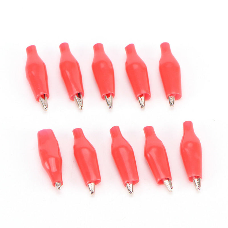 10x Leads HOT for Electrical Jumper Wire Test Cable Alligator Clip 28mm G NTJ Gw