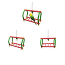 2x Parrots Perch Cockatiels Ladder Toys For Medium