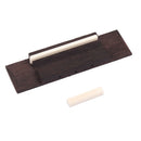 Replacement 3 String Guitar Rosewood Bridge&Bone Saddle Nut For Guitar Lover