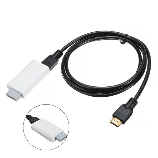 Wii to HDMI Converter Adapter + 5ft 1.5m High Speed Conversion Cable Cord Line