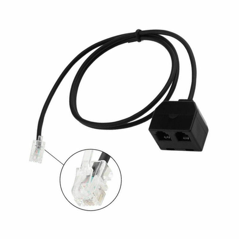 RJ9 4p4c Revolution 2 Female Telephone Line 65cm Adapter Cable