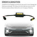 2x H11 LED Headlight Wiring Decoder Canbus Anti-Flicker Resistor Error Load Q4P8