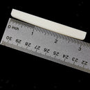 2x 80mm Bone Saddle + Slotted Nut 52mm Replacement for Classical Guitar Accs