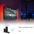 Wireless Alexa Voice App W/IR Remote Controller For RGB 5050 LED Strip Light ST