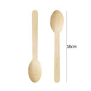200 disposable wooden tea spoons - tasting spoons, dessert tasting, dinner, D9G3