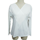 Women Autumn Fashion V Neck Long Sleeve Elegant Tops Ladies Casual Solid Co
