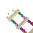 Bird Swing Wooden Bridge Ladder Climb Cockatiel Parakeet Budgie Parrot Pet T`US
