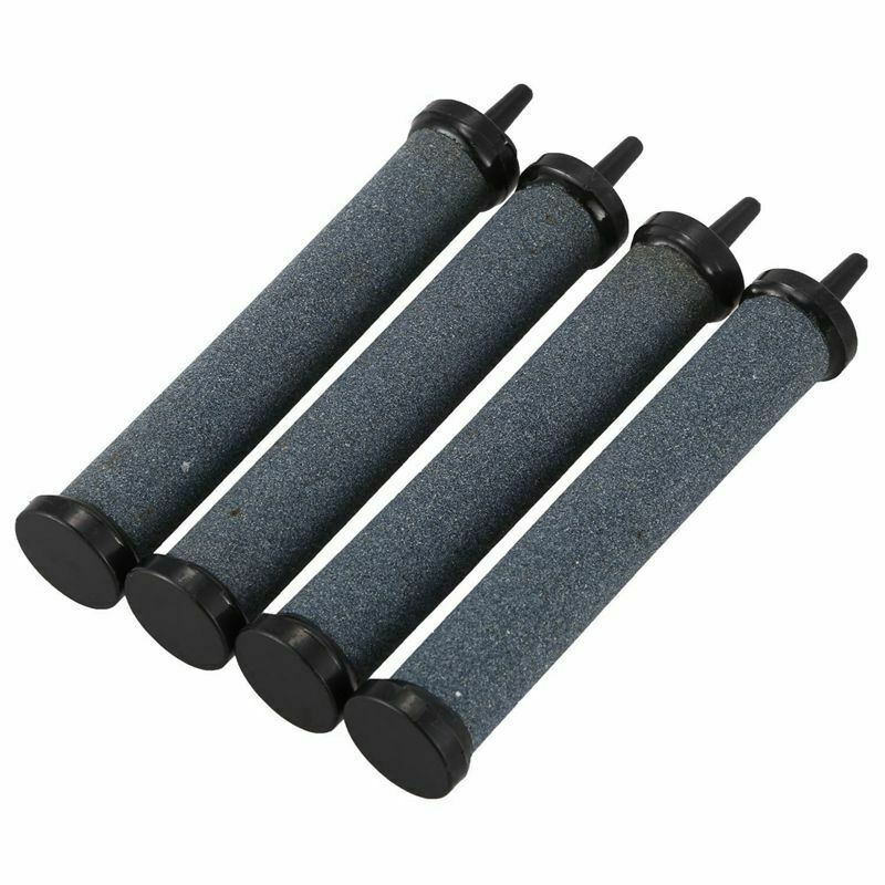 120x20mm 4 PCS Aquarium Fish Tank Air Stone Oxygen Bubble Aerator Pump K9F6