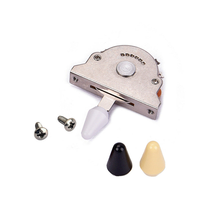 1 Set 5 Way Lever Pickup Selector Switch Toggle for Bass Guitar Replacement