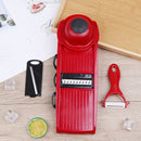 6 Blades Vegetable Cutter with Steel Blade Slicer Potato Peeler Carrot Gra BX