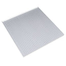 195x10x200mm Cooling Fin, Aluminum Heat Sink Radiator for CPU IC LED Power