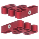 6pcs Billet Aluminum 7mm 8mm 9.5mm Spark Plug Wire Separators Dividers Looms
