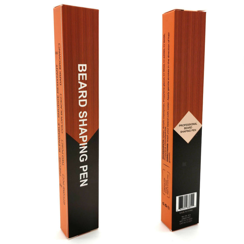 Beard Filler Pen Pencil Sharpen & Define Patchy Beards Fast Camouflage New