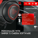 1X(FANTECH HG16 Pro Gaming Headset 7.1 Channel RGB Gaming Headset