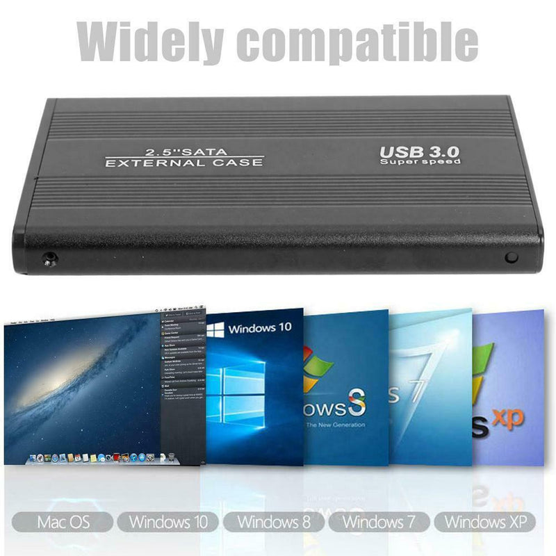 2.5 inch USB 3.0 to SATA External Portable 6-Gbps SSD Hard Drive Enclosure